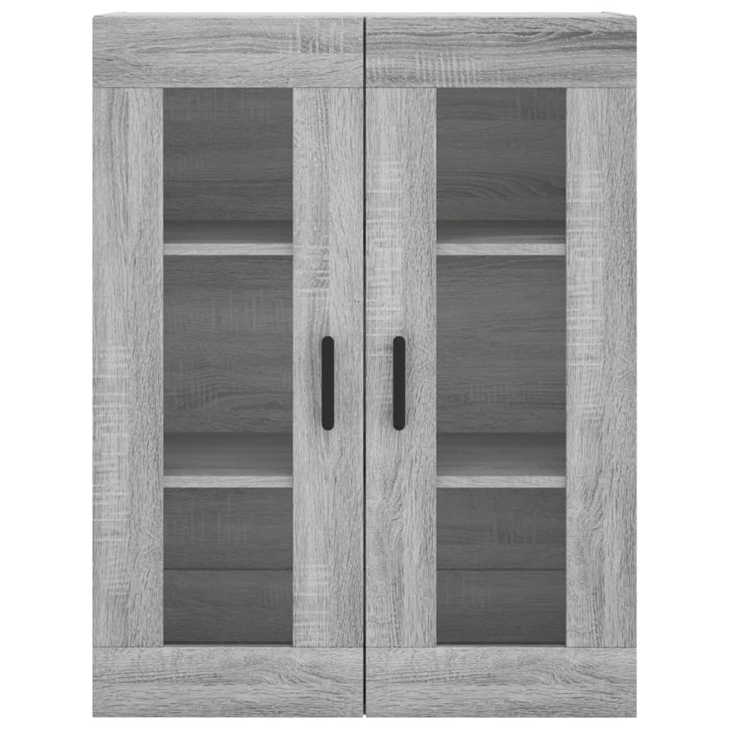 Image Buffet haut Sonoma gris 69,5x34x180 cm Bois d'ingénierie | Xios Store SNC vidaXL Xios Store SNC