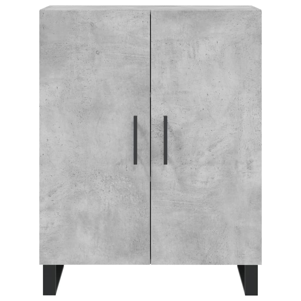 Image Buffet haut Gris béton 69,5x34x180 cm Bois d'ingénierie | Xios Store SNC vidaXL Xios Store SNC