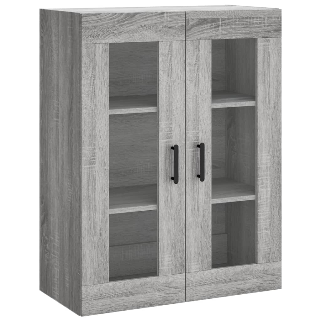 Image Buffet haut Sonoma gris 69,5x34x180 cm Bois d'ingénierie | Xios Store SNC vidaXL Xios Store SNC