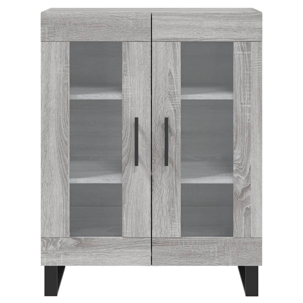 Image Buffet haut Sonoma gris 69,5x34x180 cm Bois d'ingénierie | Xios Store SNC vidaXL Xios Store SNC