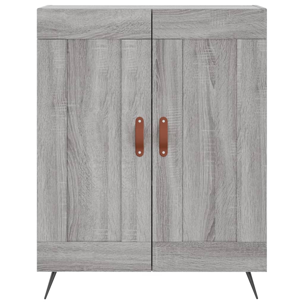 Image Buffet haut Sonoma gris 69,5x34x180 cm Bois d'ingénierie | Xios Store SNC vidaXL Xios Store SNC