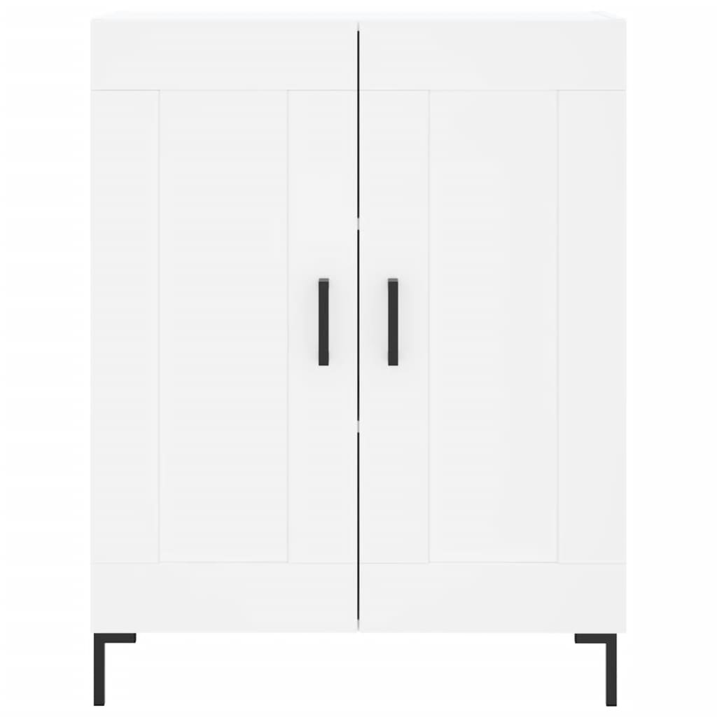 Image Buffet haut Blanc 69,5x34x180 cm Bois d'ingénierie | Xios Store SNC vidaXL Xios Store SNC