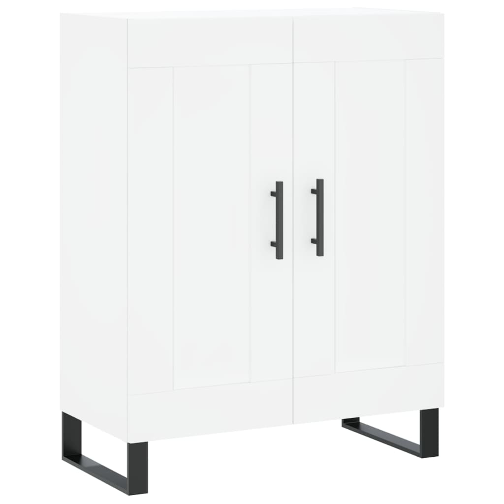 Image Buffet haut Blanc 69,5x34x180 cm Bois d'ingénierie | Xios Store SNC vidaXL Xios Store SNC