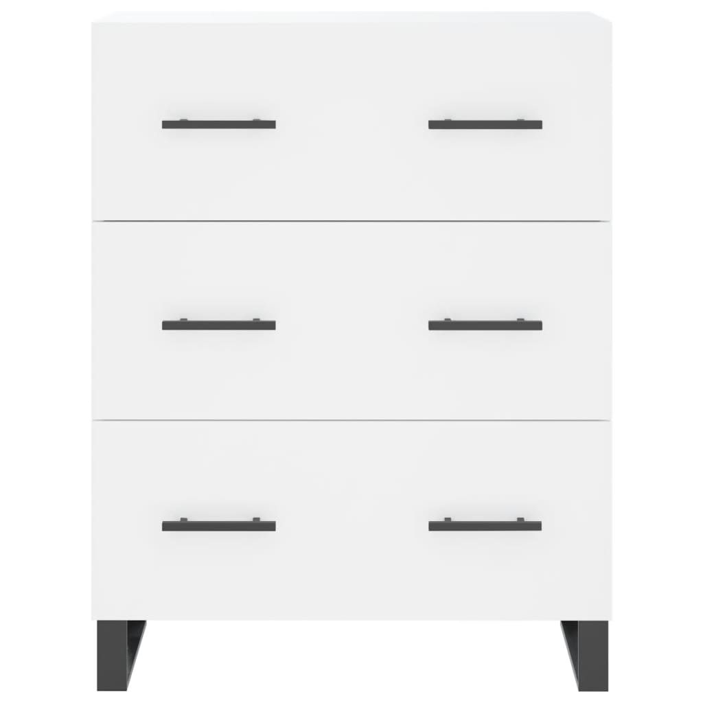 Image Buffet haut Blanc 69,5x34x180 cm Bois d'ingénierie | Xios Store SNC vidaXL Xios Store SNC