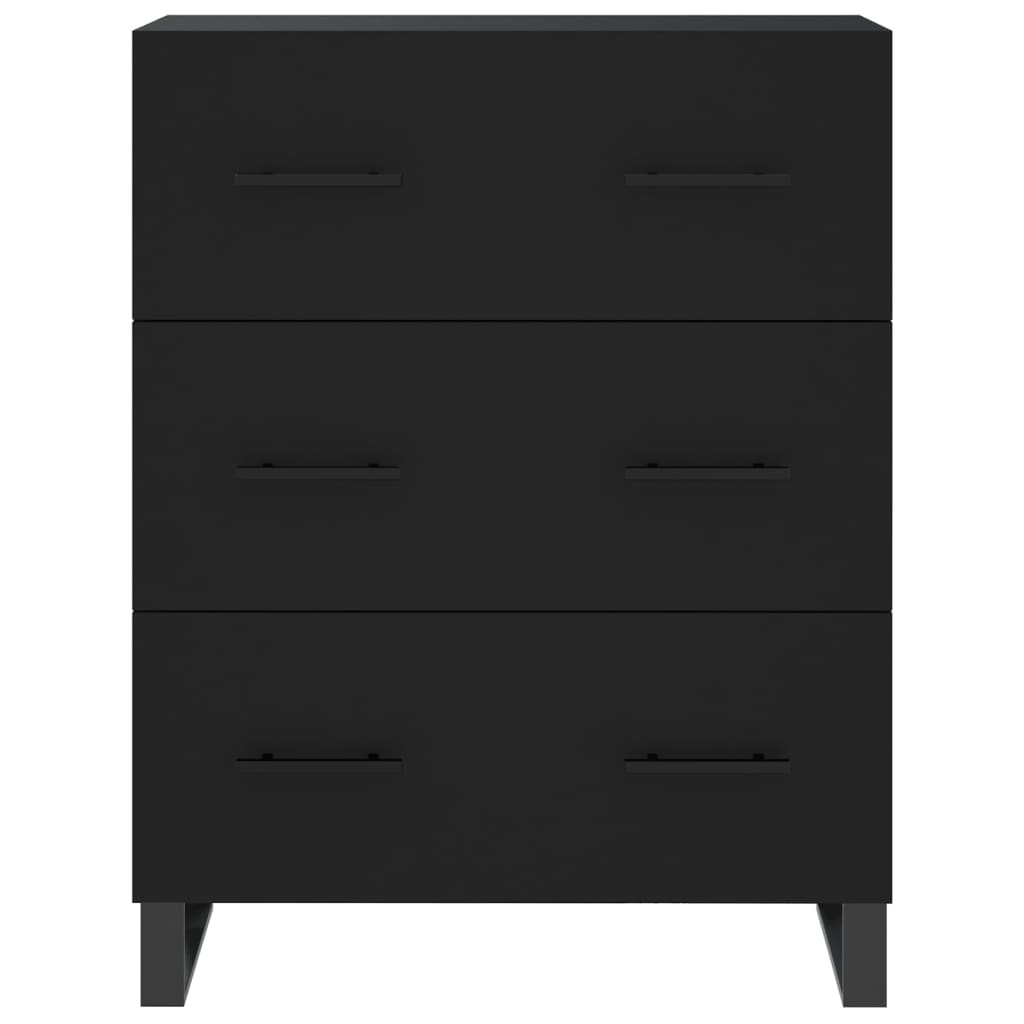 Image Buffet haut Noir 69,5x34x180 cm Bois d'ingénierie | Xios Store SNC vidaXL Xios Store SNC