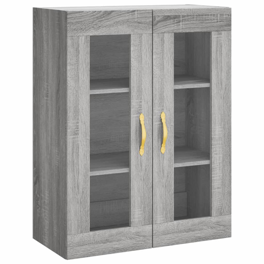 Image Buffet haut Sonoma gris 69,5x34x180 cm Bois d'ingénierie | Xios Store SNC vidaXL Xios Store SNC