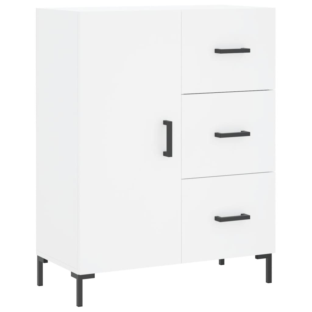 Image Buffet haut Blanc 69,5x34x180 cm Bois d'ingénierie | Xios Store SNC vidaXL Xios Store SNC