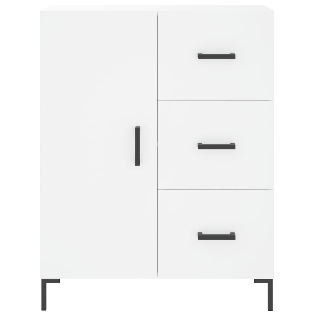 Image Buffet haut Blanc 69,5x34x180 cm Bois d'ingénierie | Xios Store SNC vidaXL Xios Store SNC