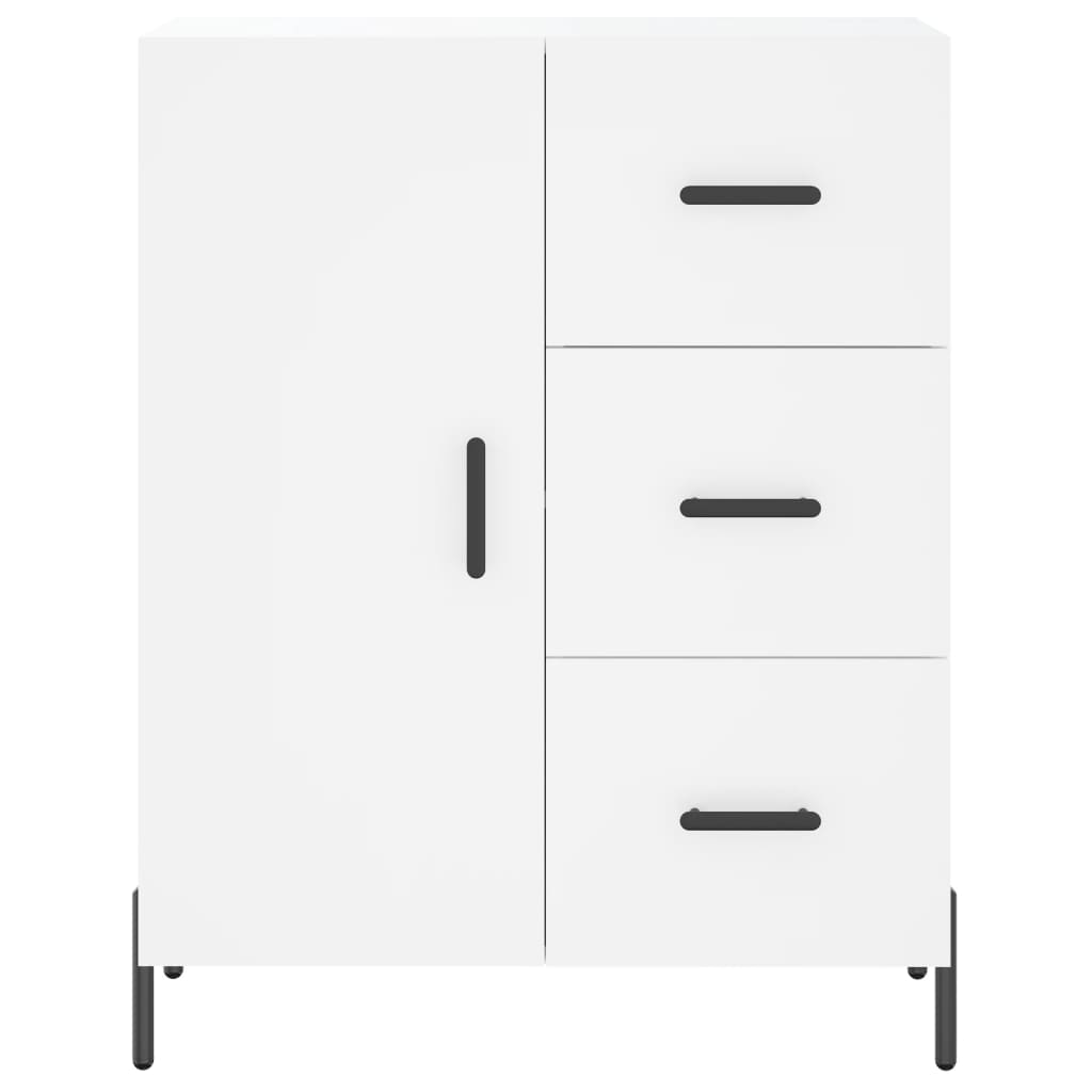 Image Buffet haut Blanc 69,5x34x180 cm Bois d'ingénierie | Xios Store SNC vidaXL Xios Store SNC