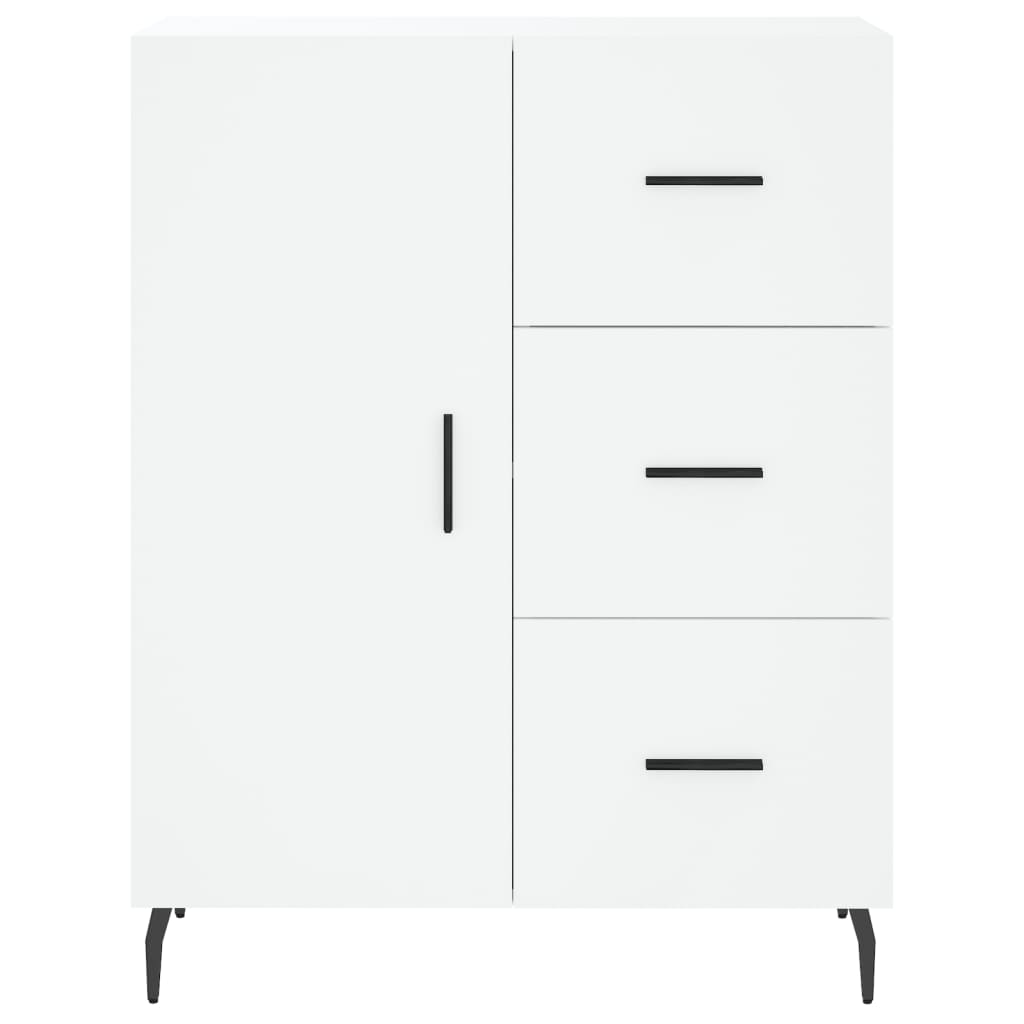 Image Buffet haut Blanc 69,5x34x180 cm Bois d'ingénierie | Xios Store SNC vidaXL Xios Store SNC