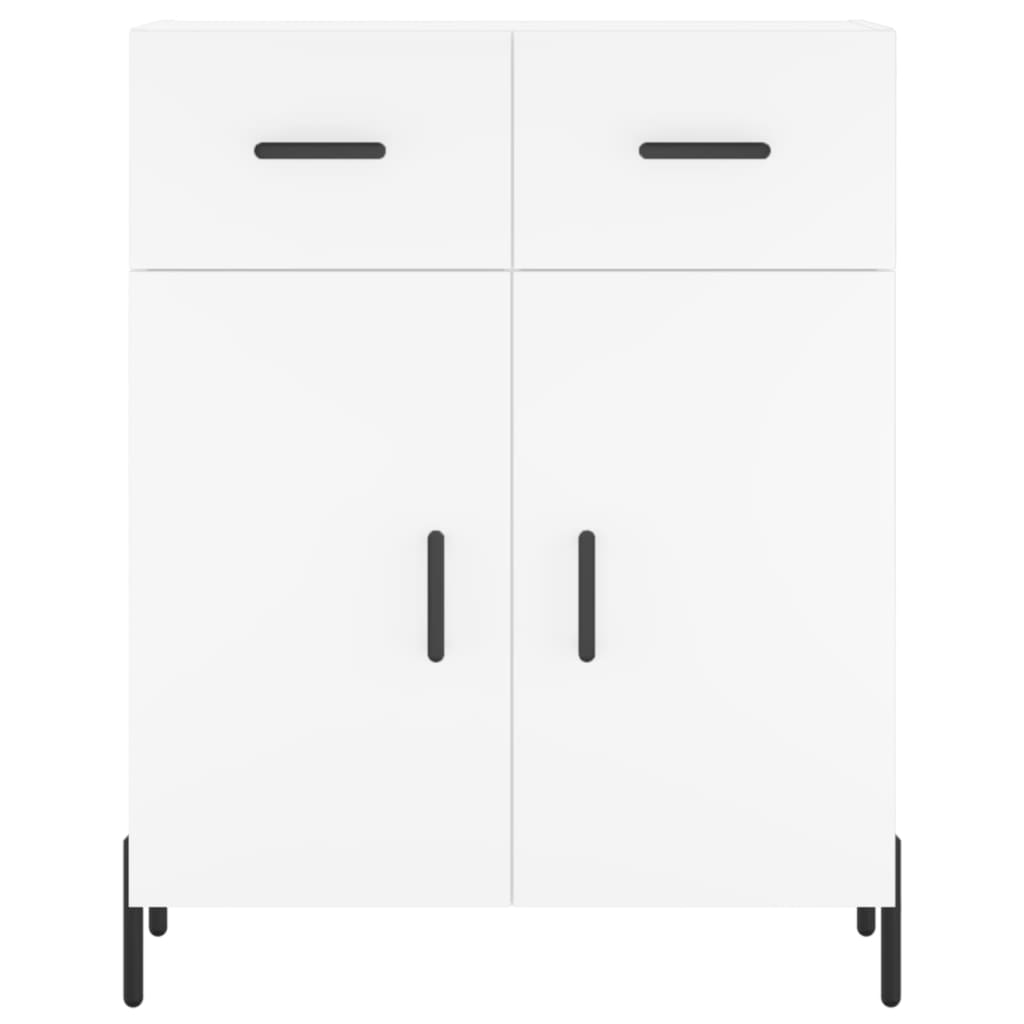 Image Buffet haut Blanc 69,5x34x180 cm Bois d'ingénierie | Xios Store SNC vidaXL Xios Store SNC