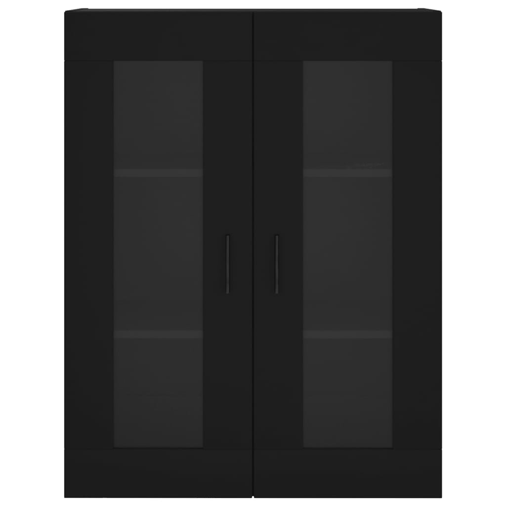 Image Buffet haut Noir 69,5x34x180 cm Bois d'ingénierie | Xios Store SNC vidaXL Xios Store SNC
