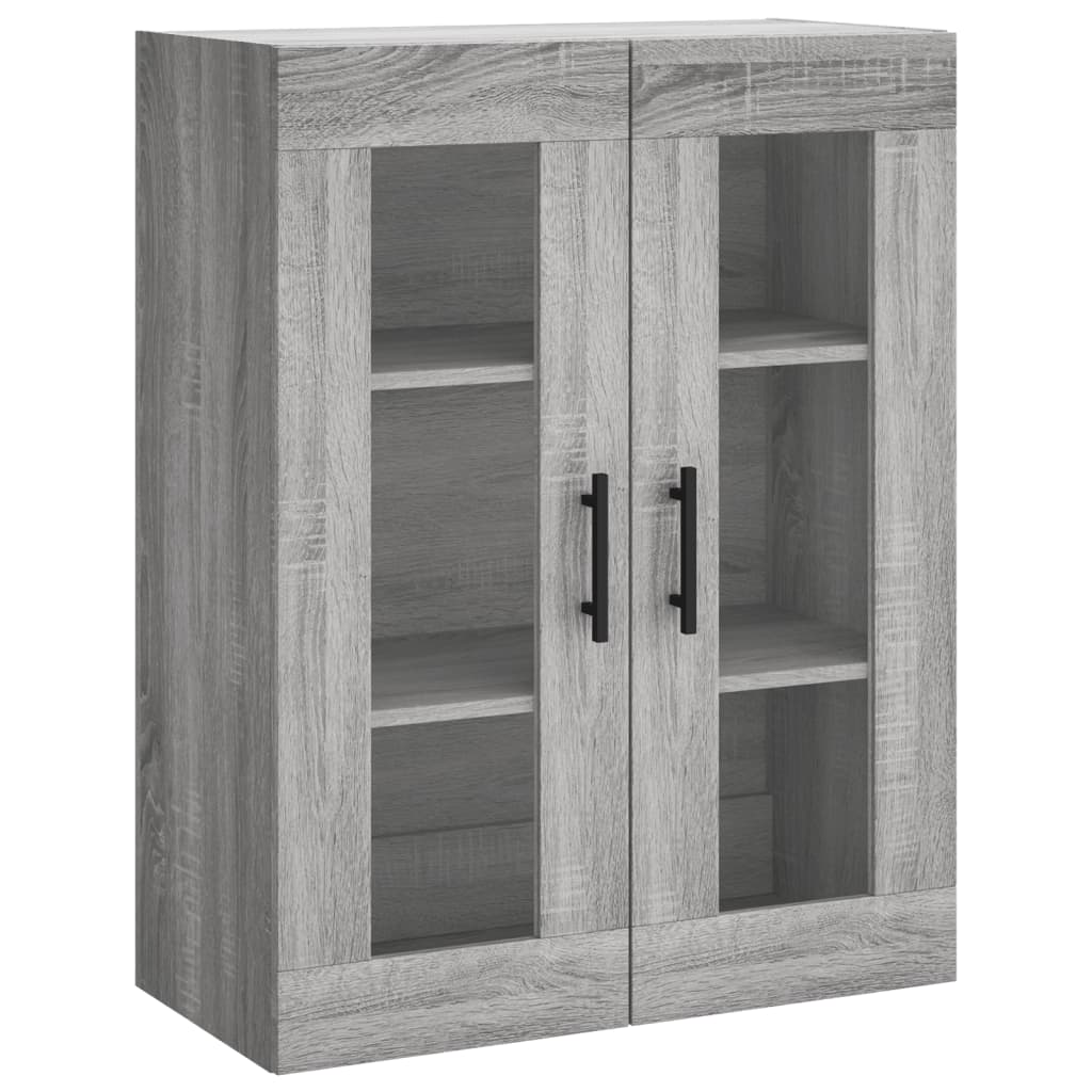 Image Buffet haut Sonoma gris 69,5x34x180 cm Bois d'ingénierie | Xios Store SNC vidaXL Xios Store SNC