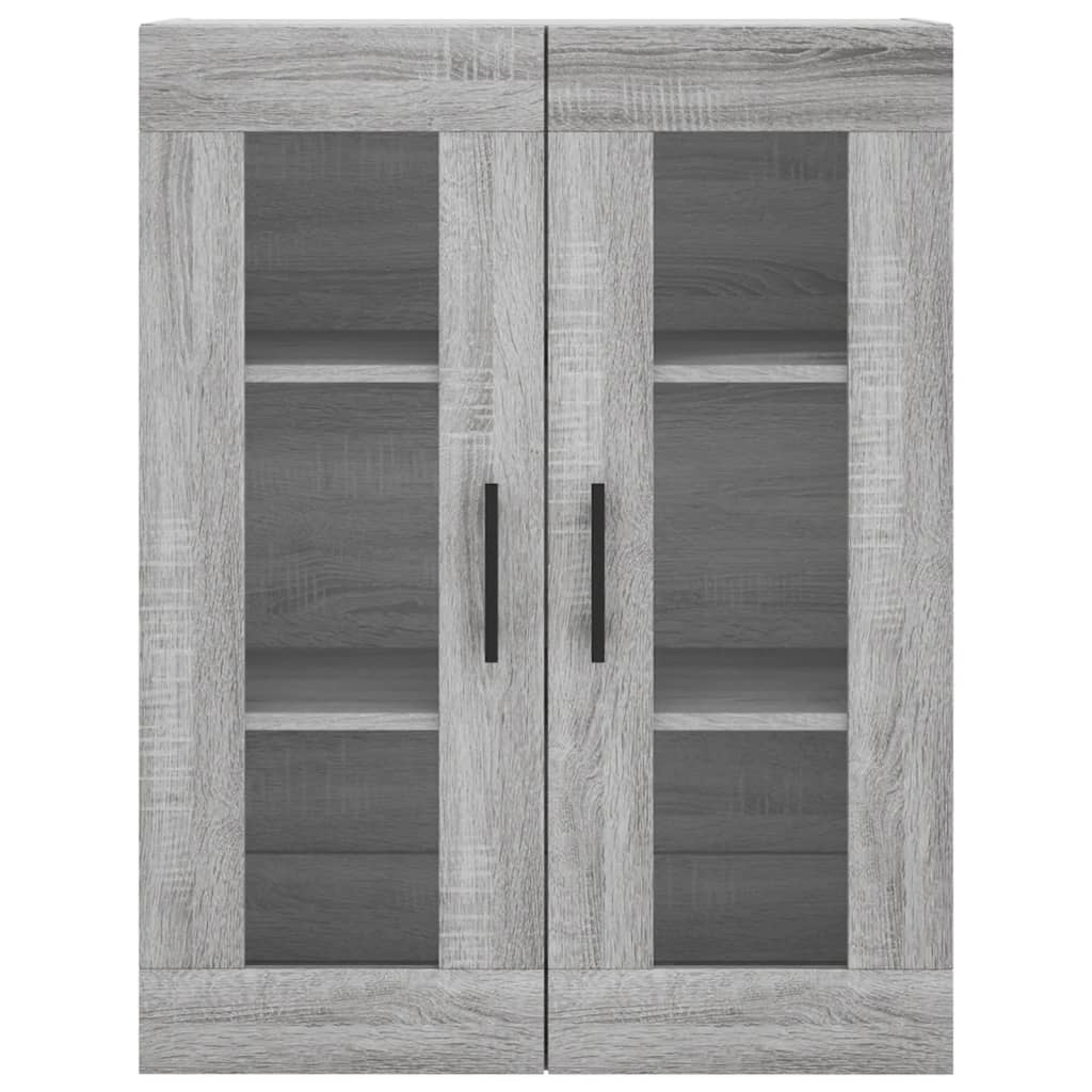 Image Buffet haut Sonoma gris 69,5x34x180 cm Bois d'ingénierie | Xios Store SNC vidaXL Xios Store SNC