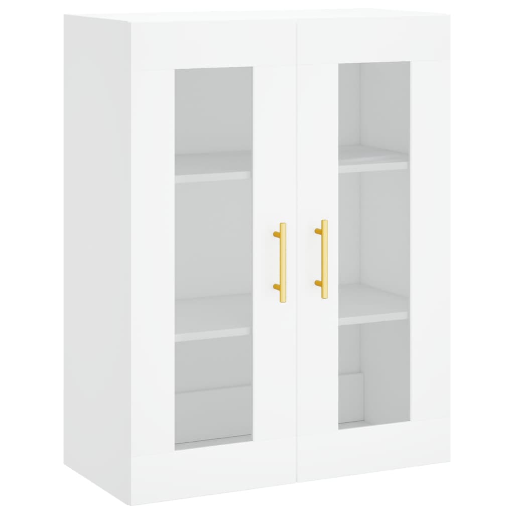 Image Buffet haut Blanc 69,5x34x180 cm Bois d'ingénierie | Xios Store SNC vidaXL Xios Store SNC