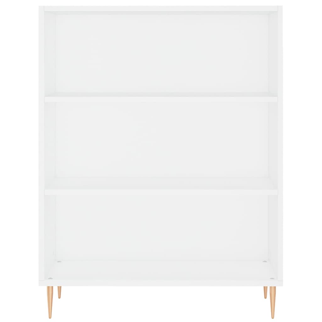 Image Buffet haut Blanc 69,5x34x180 cm Bois d'ingénierie | Xios Store SNC vidaXL Xios Store SNC