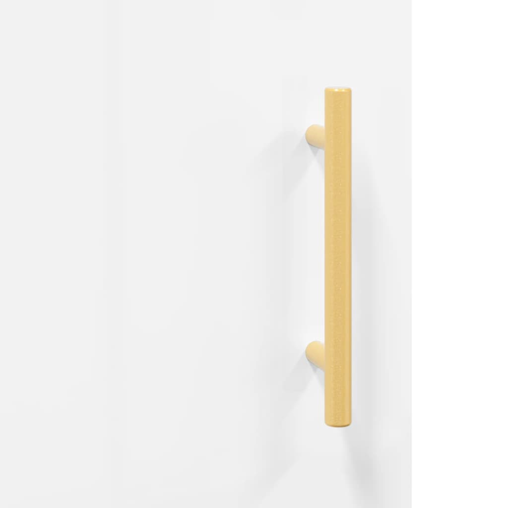 Image Buffet haut Blanc brillant 69,5x34x180 cm Bois d'ingénierie | Xios Store SNC vidaXL Xios Store SNC