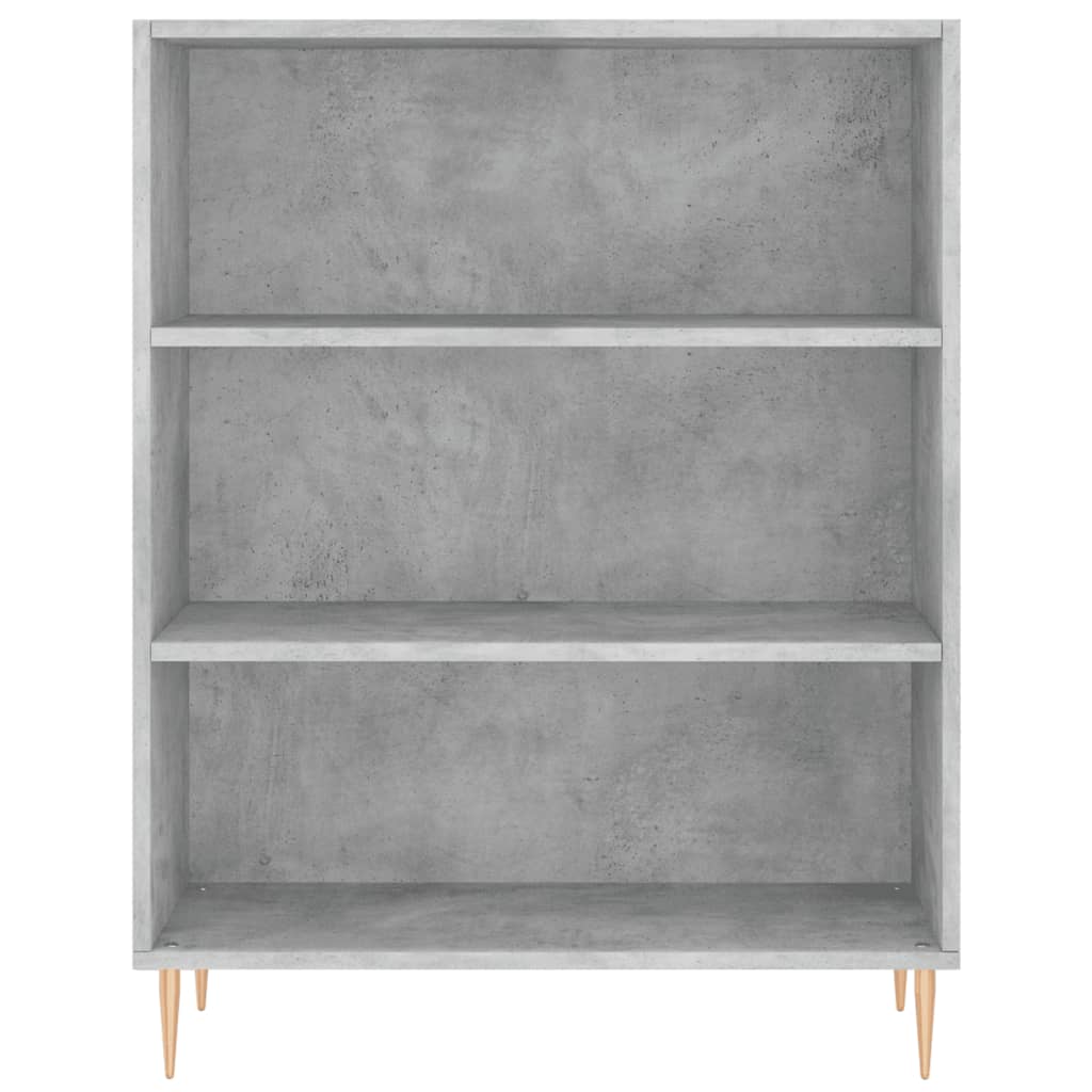 Image Buffet haut Gris béton 69,5x34x180 cm Bois d'ingénierie | Xios Store SNC vidaXL Xios Store SNC