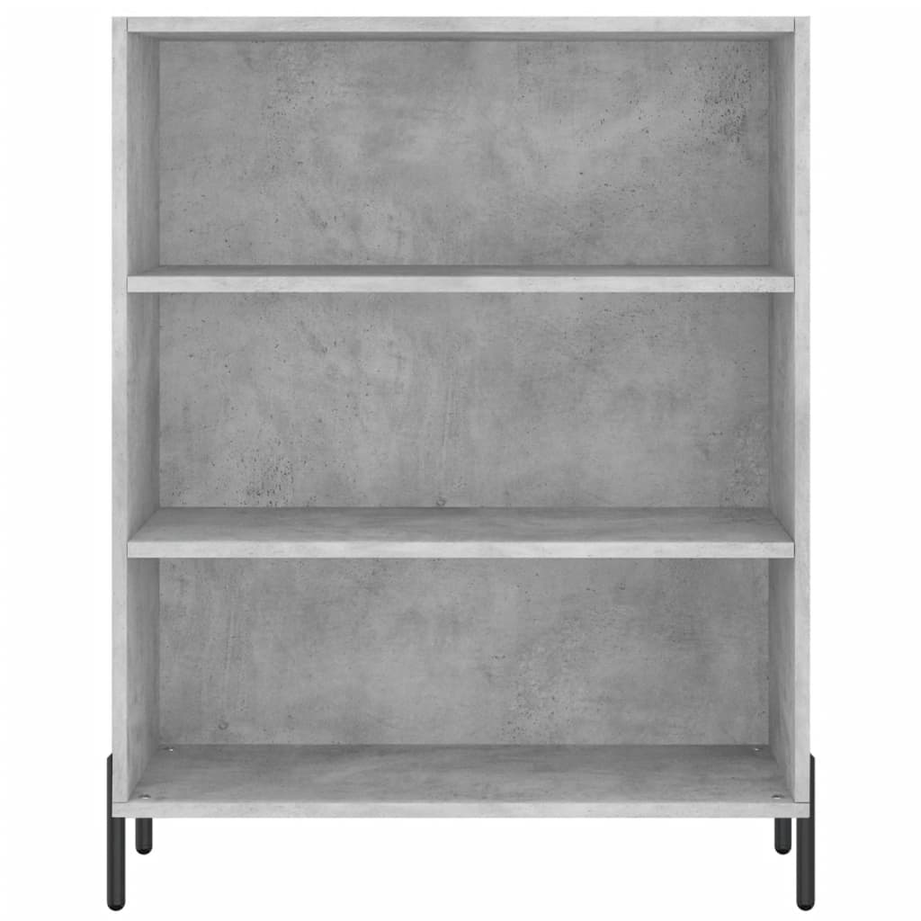 Image Buffet haut Gris béton 69,5x34x180 cm Bois d'ingénierie | Xios Store SNC vidaXL Xios Store SNC