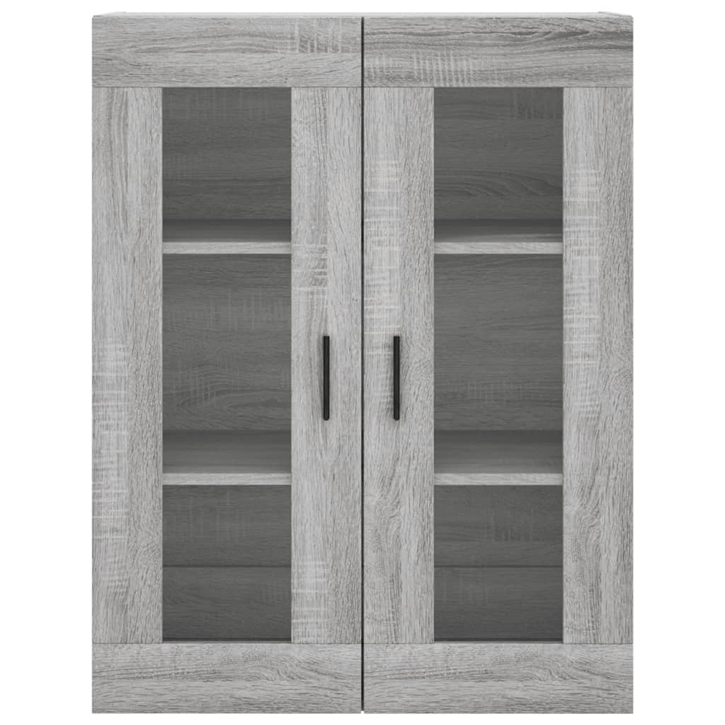 Image Buffet haut Sonoma gris 69,5x34x180 cm Bois d'ingénierie | Xios Store SNC vidaXL Xios Store SNC