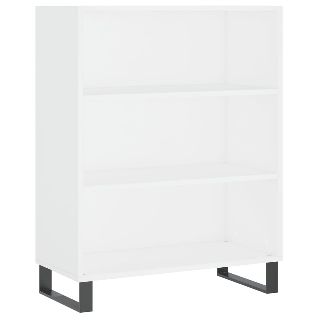 Image Buffet haut Blanc 69,5x34x180 cm Bois d'ingénierie | Xios Store SNC vidaXL Xios Store SNC