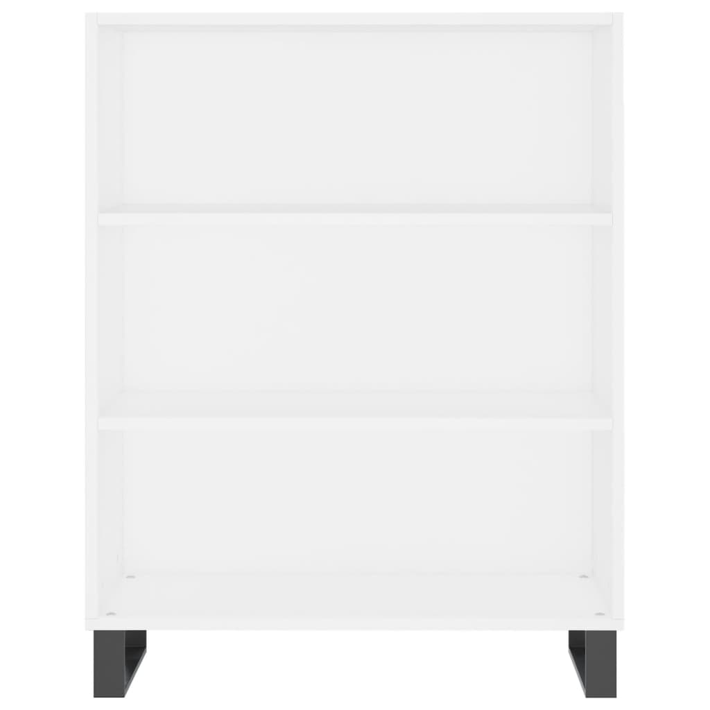 Image Buffet haut Blanc 69,5x34x180 cm Bois d'ingénierie | Xios Store SNC vidaXL Xios Store SNC