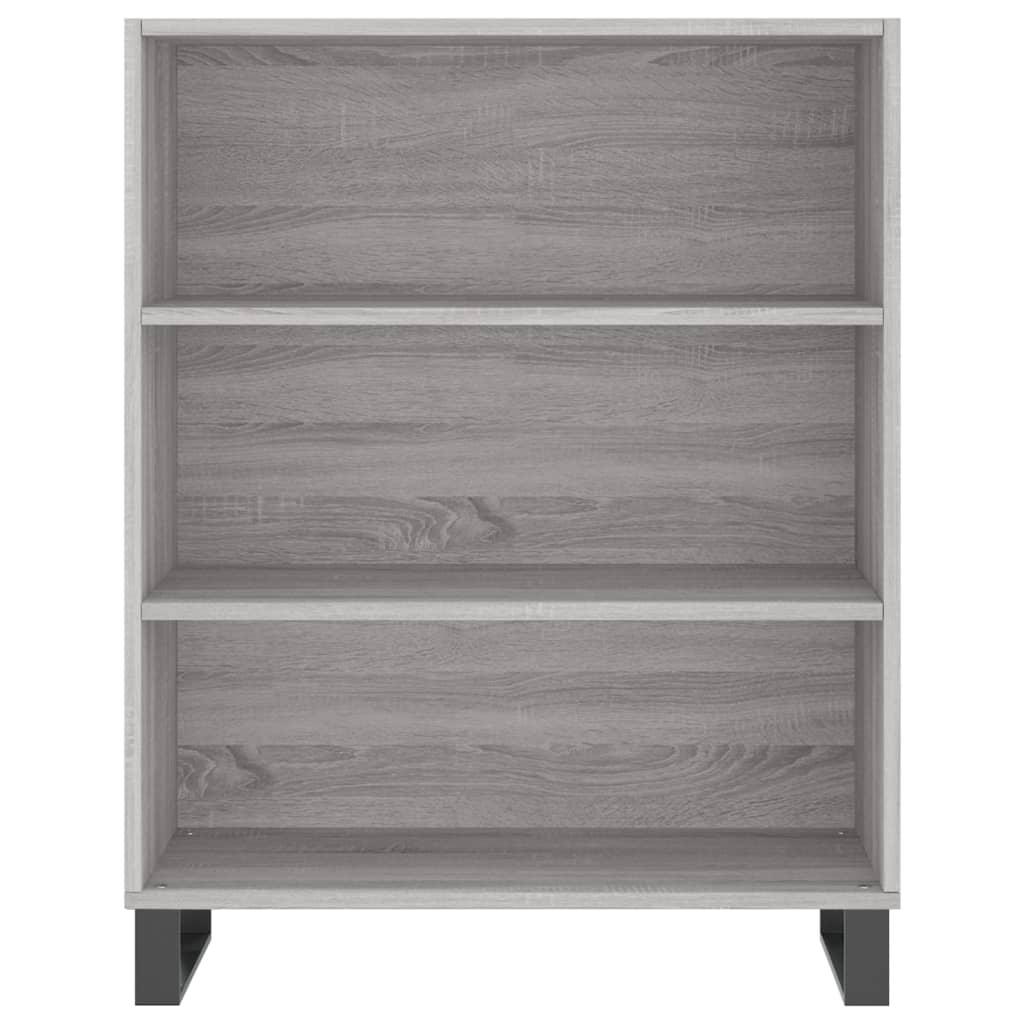 Image Buffet haut Sonoma gris 69,5x34x180 cm Bois d'ingénierie | Xios Store SNC vidaXL Xios Store SNC