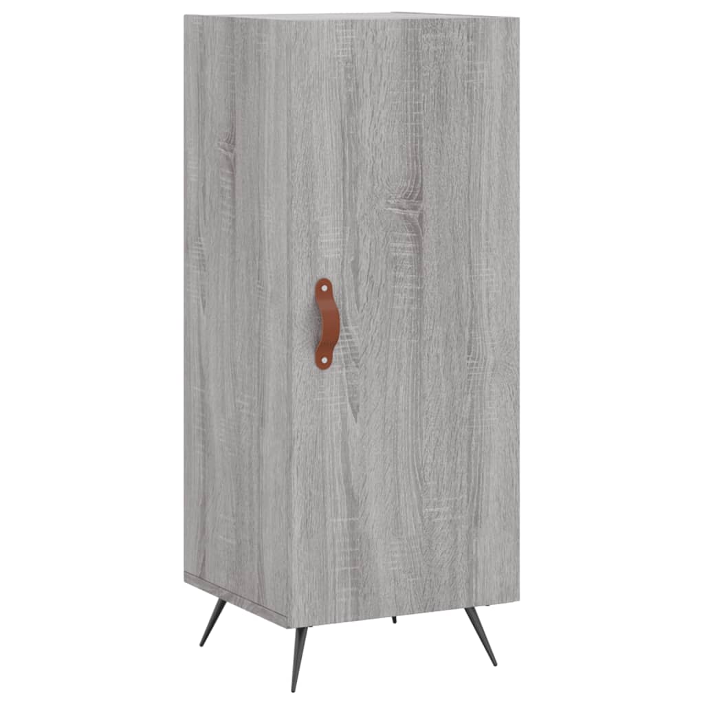 Image Buffet haut Sonoma gris 34,5x34x180 cm Bois d'ingénierie | Xios Store SNC vidaXL Xios Store SNC