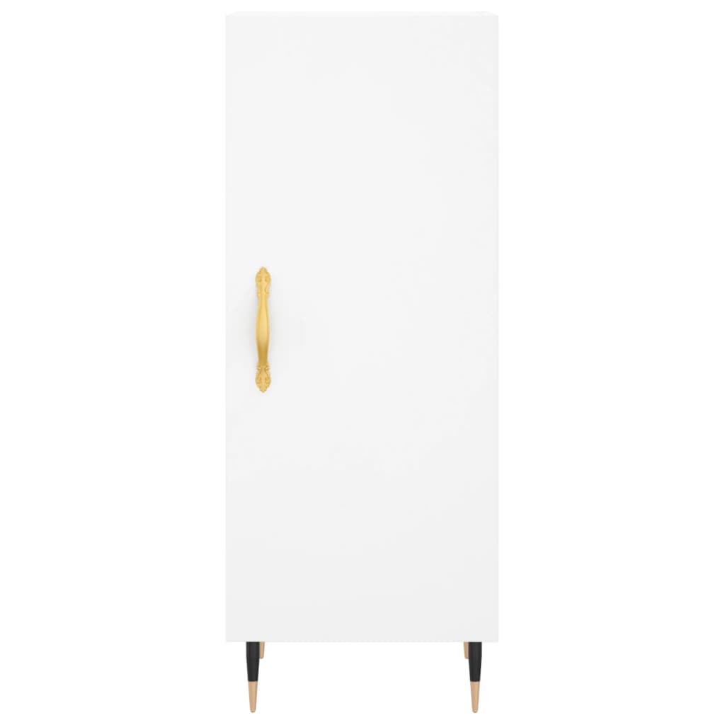 Image Buffet haut Blanc 34,5x34x180 cm Bois d'ingénierie | Xios Store SNC vidaXL Xios Store SNC