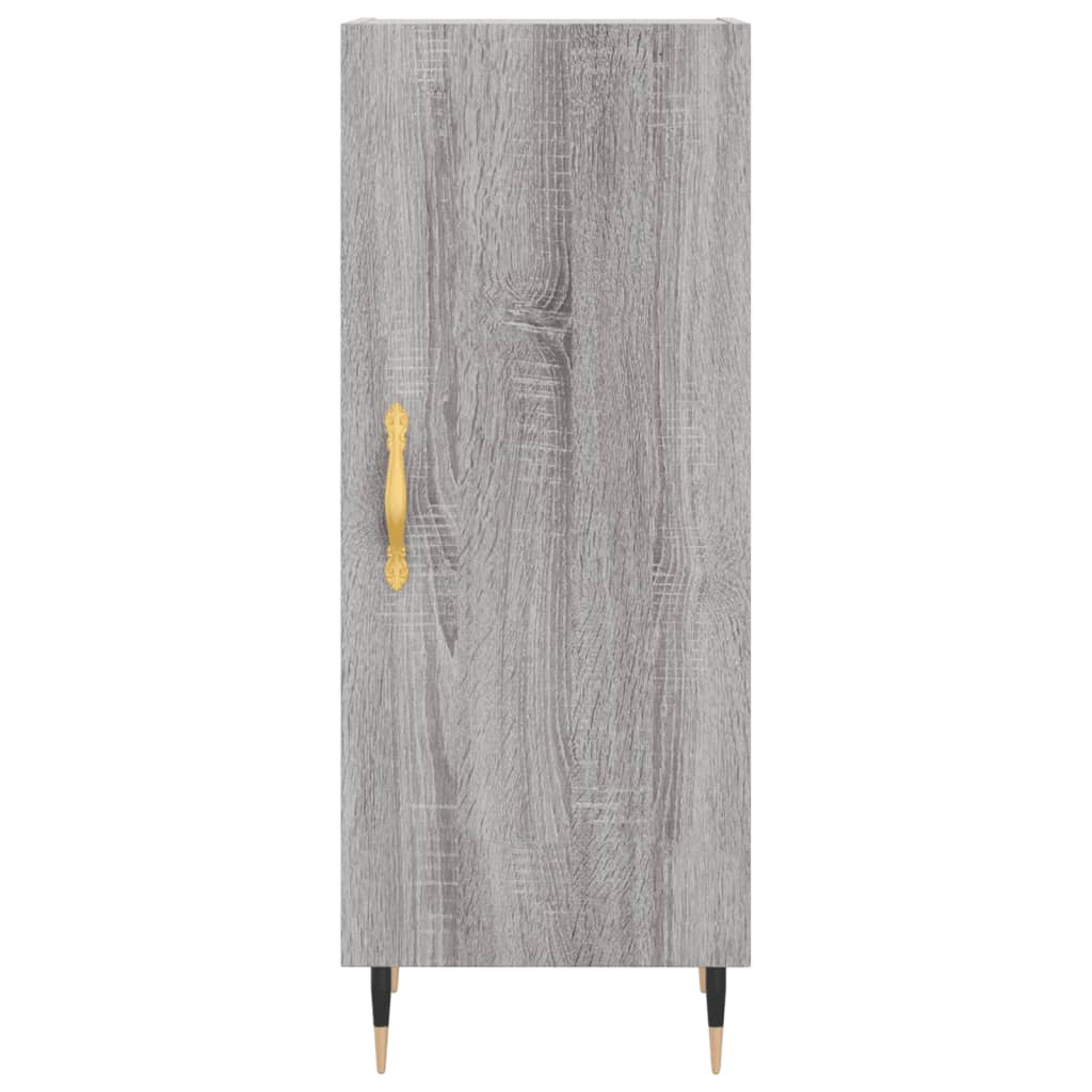 Image Buffet haut Sonoma gris 34,5x34x180 cm Bois d'ingénierie | Xios Store SNC vidaXL Xios Store SNC