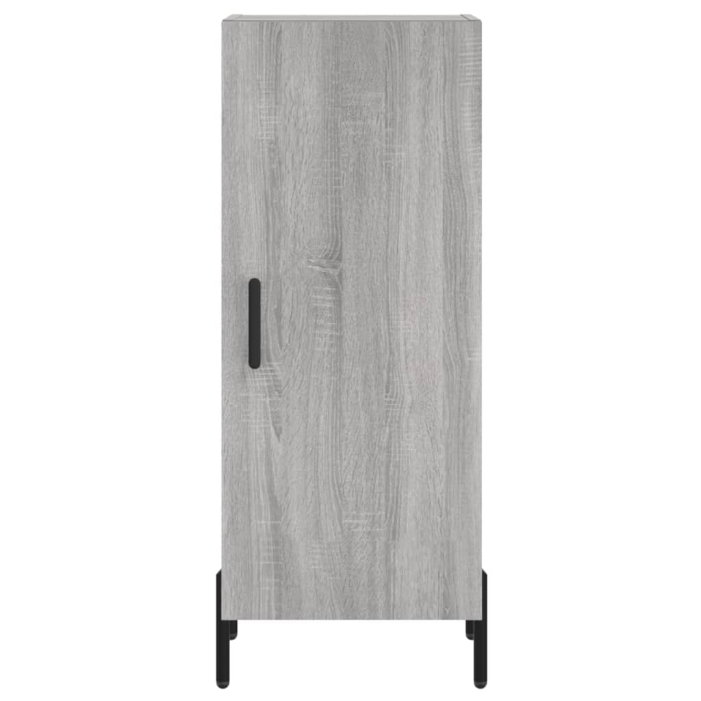 Image Buffet haut Sonoma gris 34,5x34x180 cm Bois d'ingénierie | Xios Store SNC vidaXL Xios Store SNC