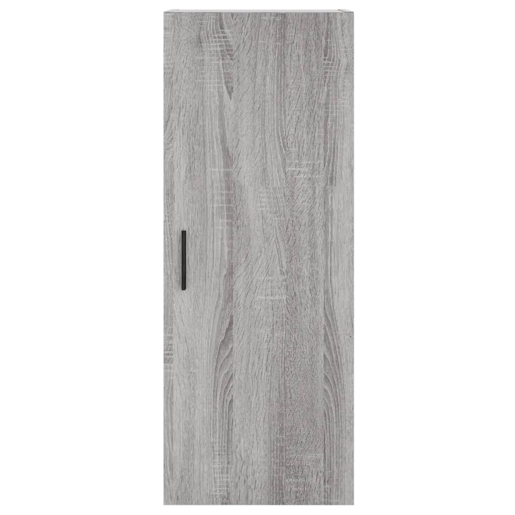 Image Buffet haut Sonoma gris 34,5x34x180 cm Bois d'ingénierie | Xios Store SNC vidaXL Xios Store SNC