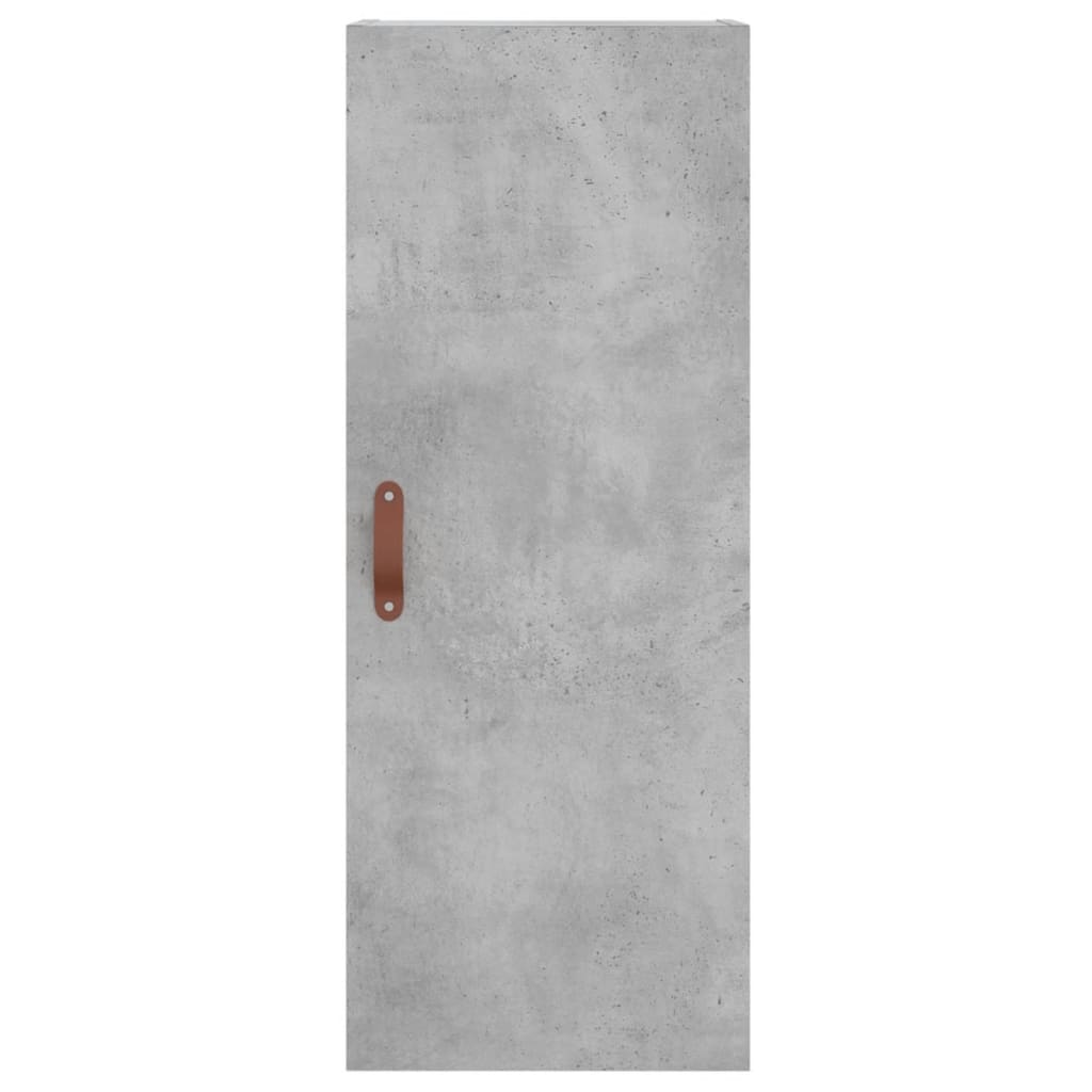 Image Buffet haut Gris béton 34,5x34x180 cm Bois d'ingénierie | Xios Store SNC vidaXL Xios Store SNC