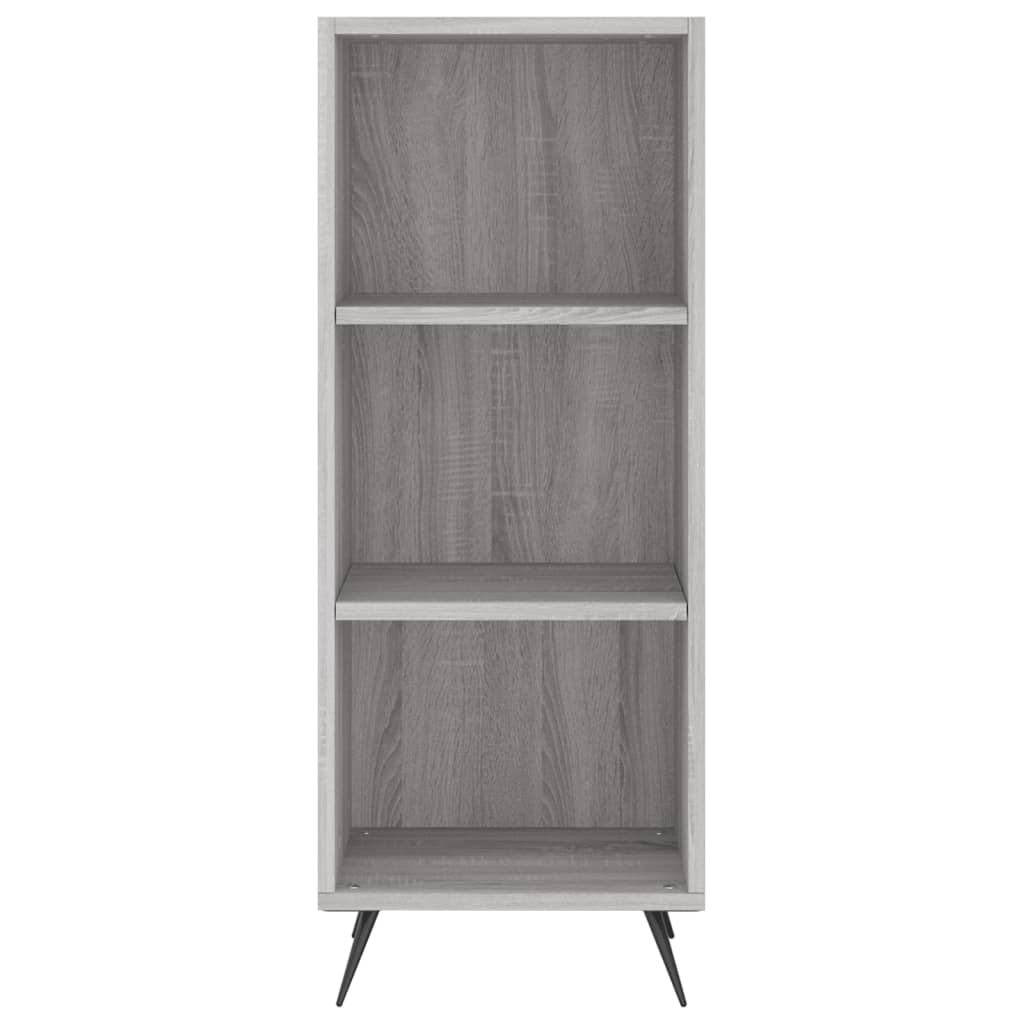 Image Buffet haut Sonoma gris 34,5x34x180 cm Bois d'ingénierie | Xios Store SNC vidaXL Xios Store SNC