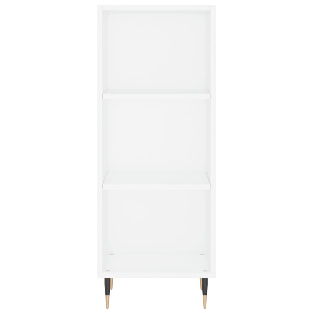 Image Buffet haut Blanc 34,5x34x180 cm Bois d'ingénierie | Xios Store SNC vidaXL Xios Store SNC