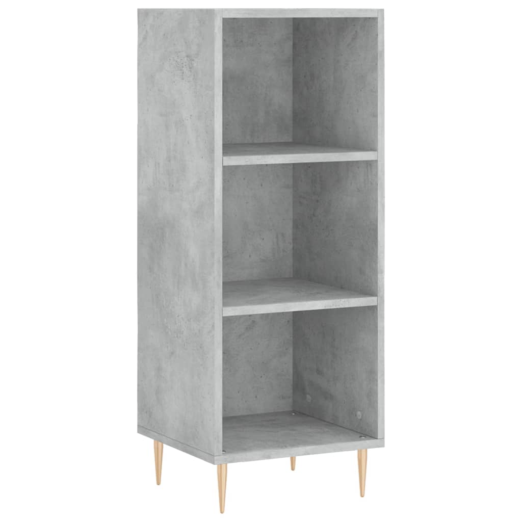 Image Buffet haut Gris béton 34,5x34x180 cm Bois d'ingénierie | Xios Store SNC vidaXL Xios Store SNC