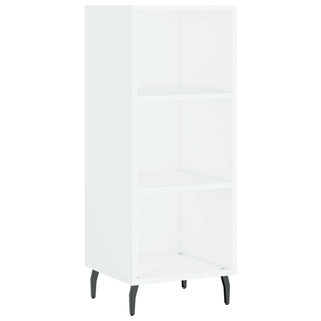 Image Buffet haut Blanc brillant 34,5x34x180 cm Bois d'ingénierie | Xios Store SNC vidaXL Xios Store SNC