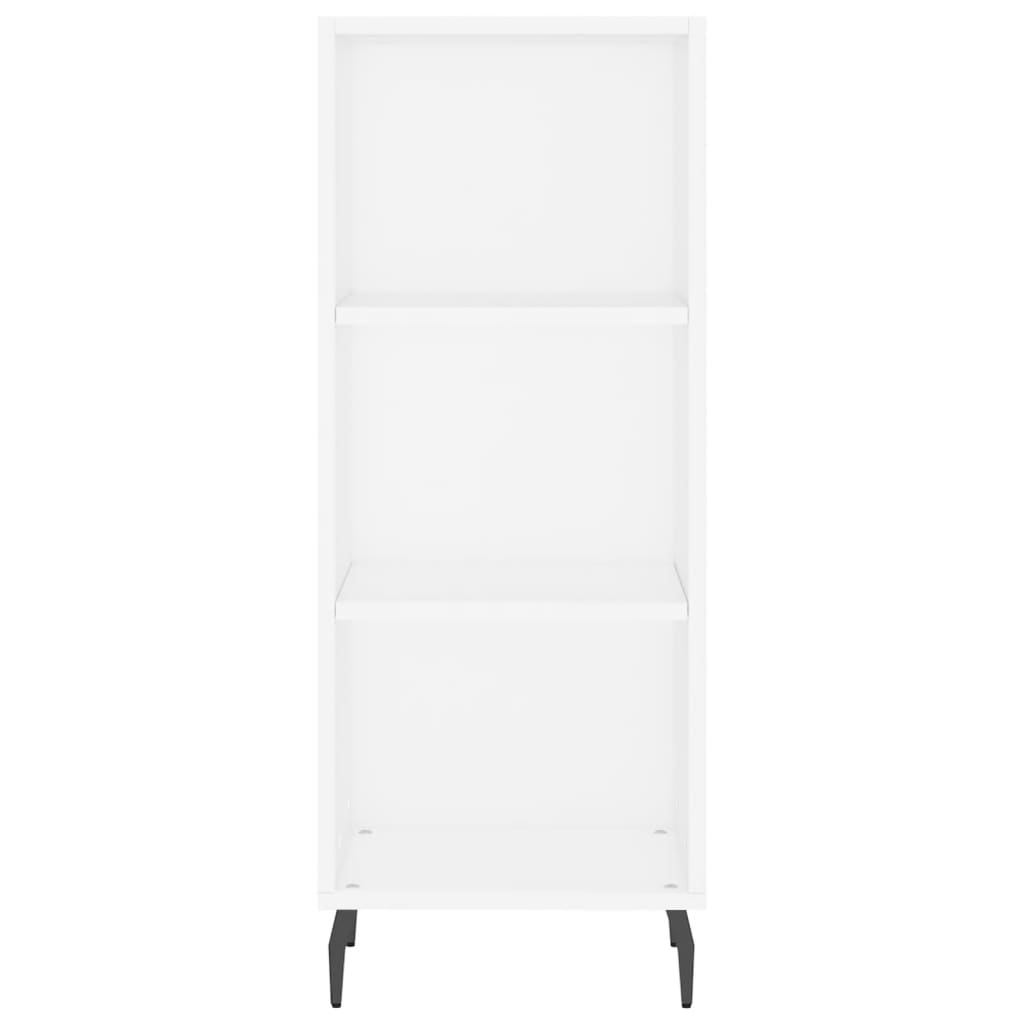 Image Buffet haut Blanc brillant 34,5x34x180 cm Bois d'ingénierie | Xios Store SNC vidaXL Xios Store SNC