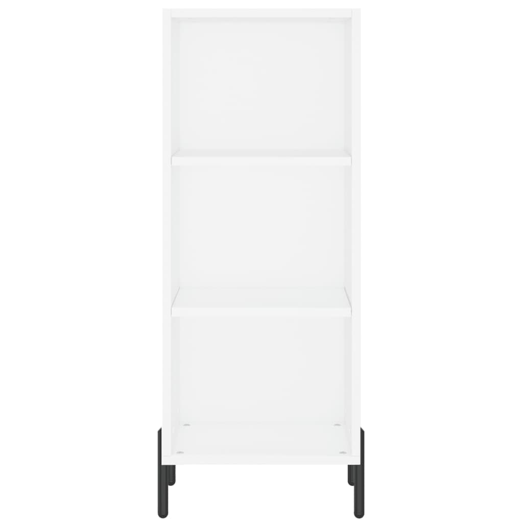 Image Buffet haut Blanc 34,5x34x180 cm Bois d'ingénierie | Xios Store SNC vidaXL Xios Store SNC