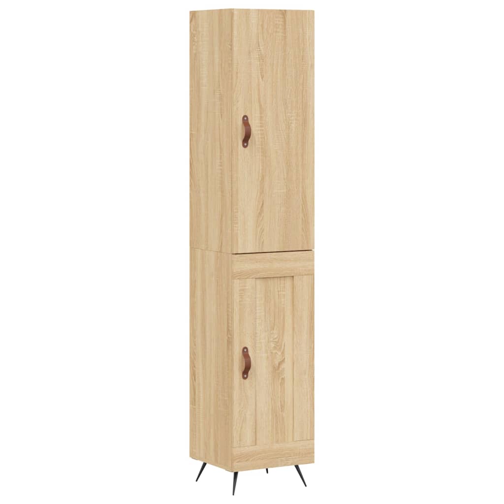 Image Buffet haut Chêne sonoma 34,5x34x180 cm Bois d'ingénierie | Xios Store SNC vidaXL Xios Store SNC