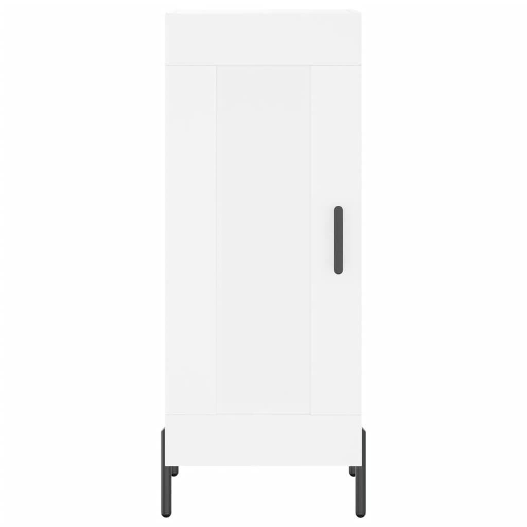 Image Buffet haut Blanc 34,5x34x180 cm Bois d'ingénierie | Xios Store SNC vidaXL Xios Store SNC