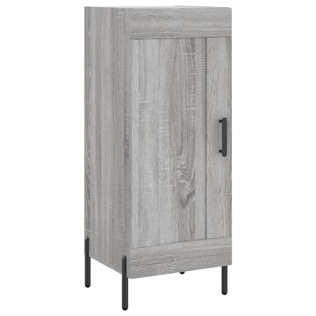 Image Buffet haut Sonoma gris 34,5x34x180 cm Bois d'ingénierie | Xios Store SNC vidaXL Xios Store SNC