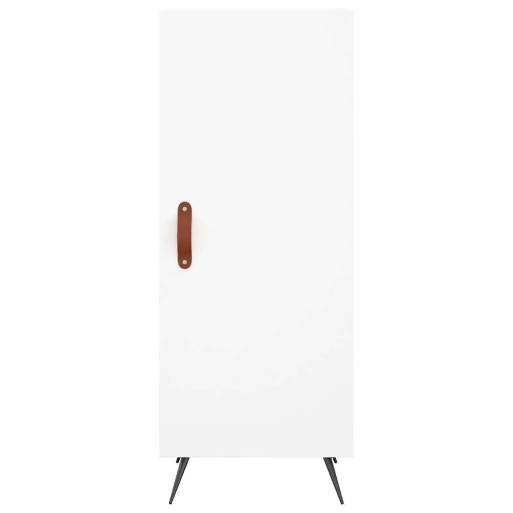 Image Buffet haut Blanc 34,5x34x180 cm Bois d'ingénierie | Xios Store SNC vidaXL Xios Store SNC