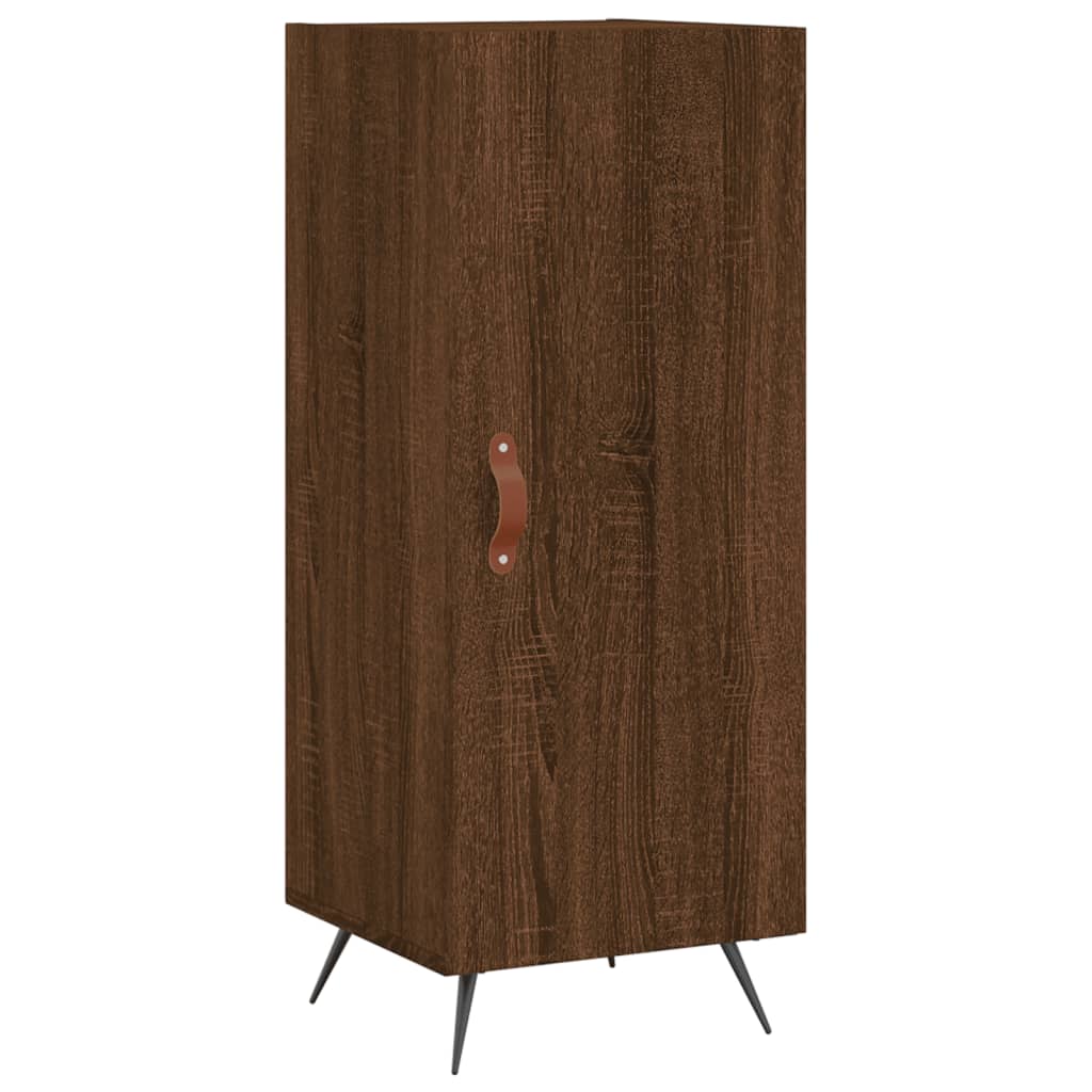 Image Buffet haut Chêne marron 34,5x34x180 cm Bois d'ingénierie | Xios Store SNC vidaXL Xios Store SNC