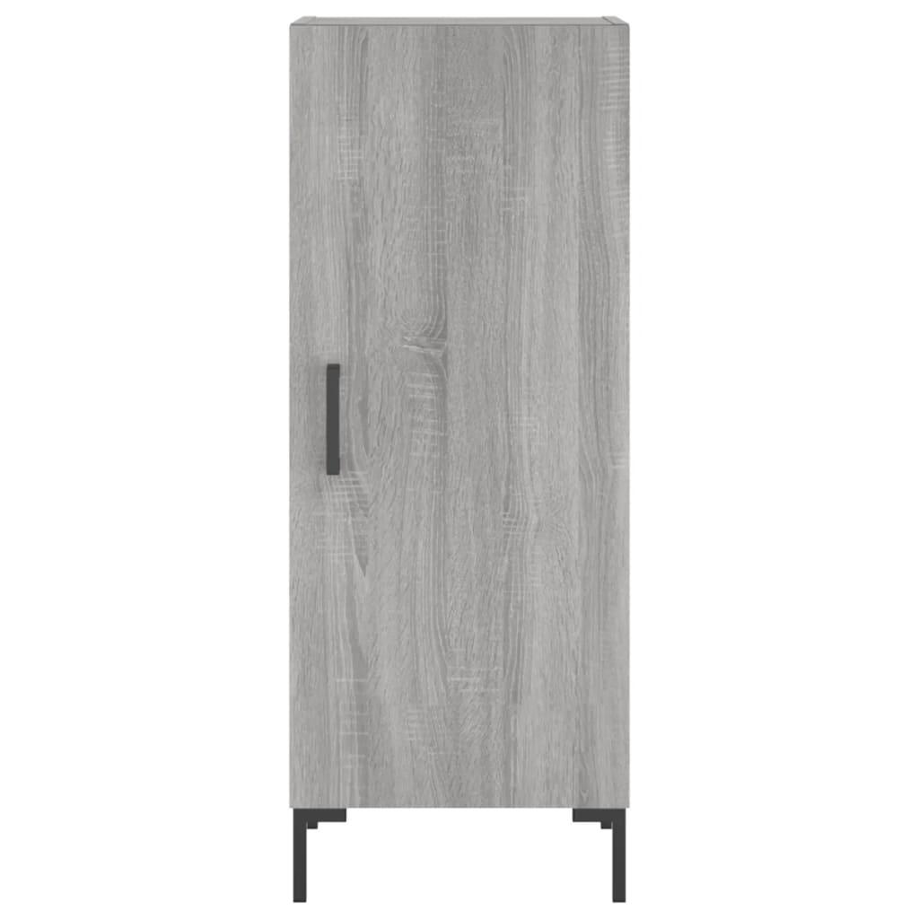 Image Buffet haut Sonoma gris 34,5x34x180 cm Bois d'ingénierie | Xios Store SNC vidaXL Xios Store SNC