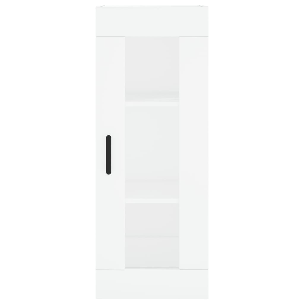 Image Buffet haut Blanc 34,5x34x180 cm Bois d'ingénierie | Xios Store SNC vidaXL Xios Store SNC