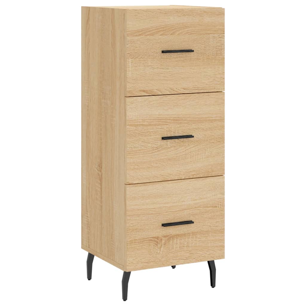 Image Buffet haut Chêne sonoma 34,5x34x180 cm Bois d'ingénierie | Xios Store SNC vidaXL Xios Store SNC