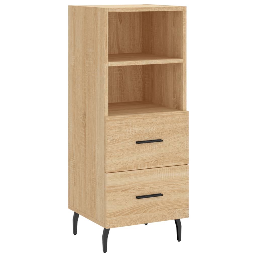 Image Buffet haut Chêne sonoma 34,5x34x180 cm Bois d'ingénierie | Xios Store SNC vidaXL Xios Store SNC