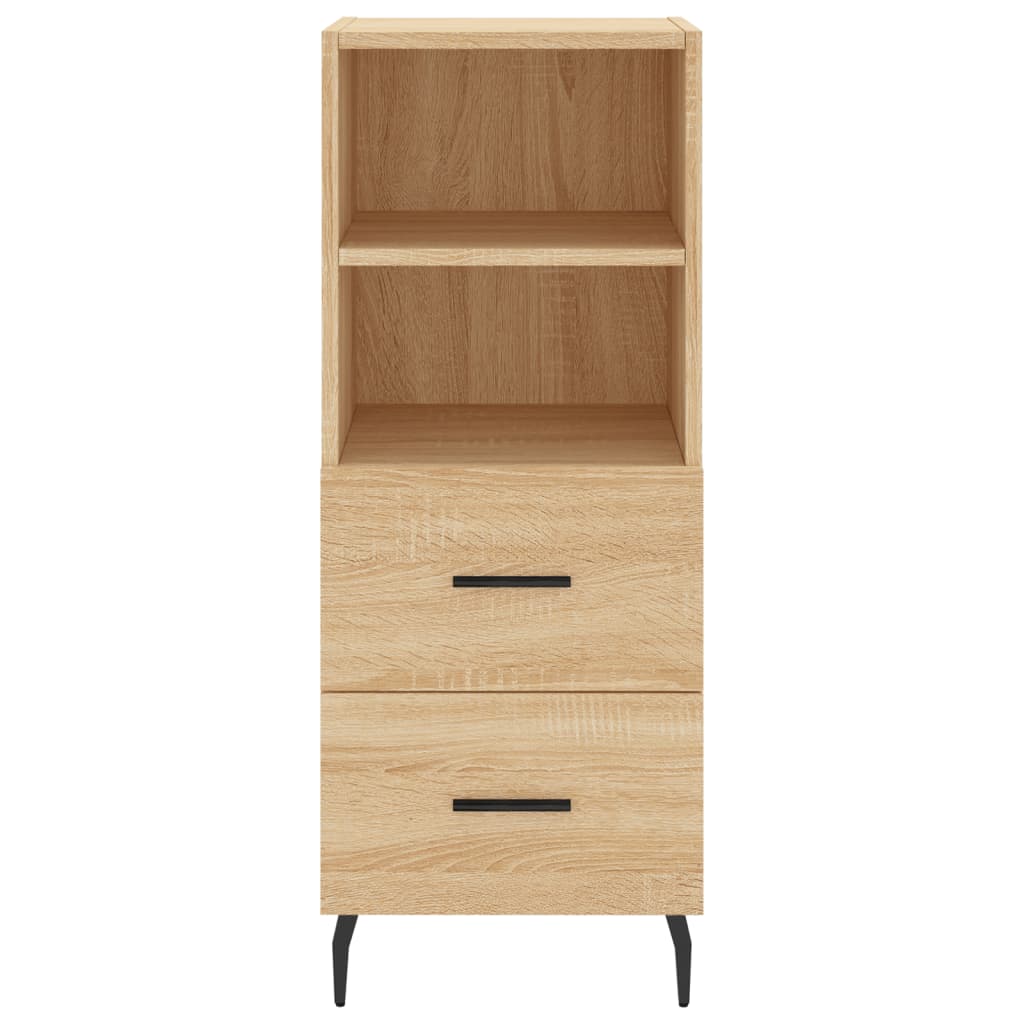 Image Buffet haut Chêne sonoma 34,5x34x180 cm Bois d'ingénierie | Xios Store SNC vidaXL Xios Store SNC