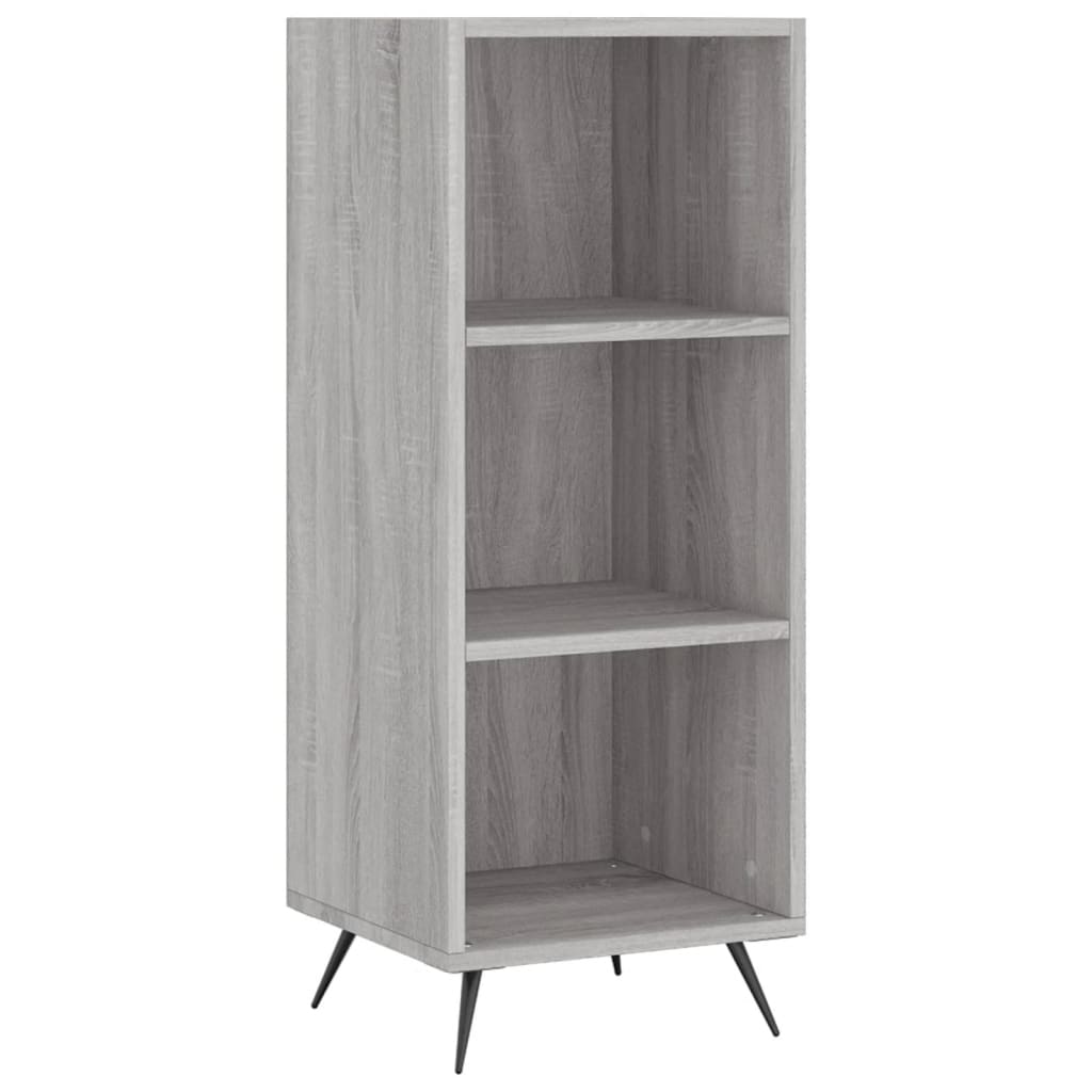 Image Buffet haut Sonoma gris 34,5x34x180 cm Bois d'ingénierie | Xios Store SNC vidaXL Xios Store SNC